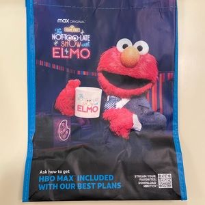 SESAME STREET ELMO Reusable Kids bag HBO MAX AT&T